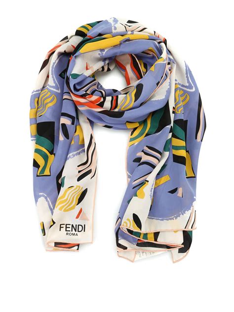 silk scarf fendi